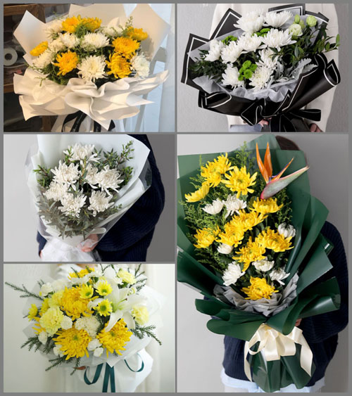 福建福州长乐市首占镇屿后村白事花束代送